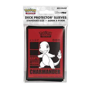 POKEMON TCG CHARMANDER 65CT DECK PROTECTOR SLEEEVES C