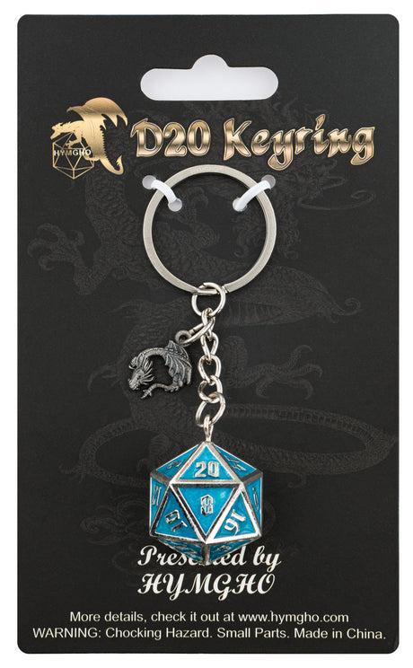 GLOW IN THE DARK DRACONIS D20 KEYCHAIN