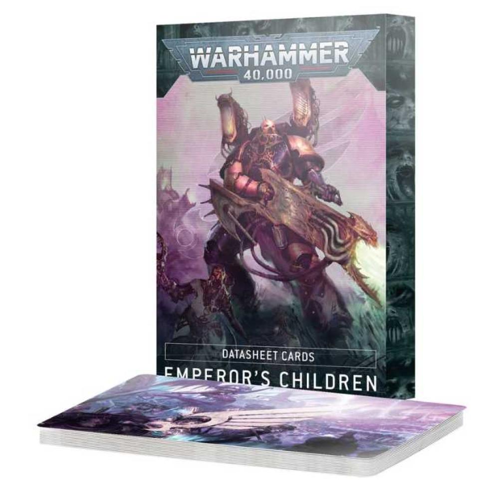 WARHAMMER40K DATASHEET CARDS: EMPERORS CHILDREN