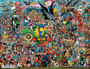 NEW HISTORY OF THE DC UNIVERSE #1 CVR D SCOTT KOBLISH LEGACY WRAPAROUND CARD STOCK VAR OF 4
