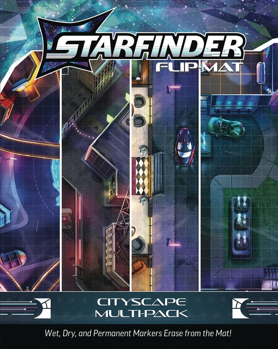 STARFINDER FLIP MAT CITYSCAPE MULTI-PACK