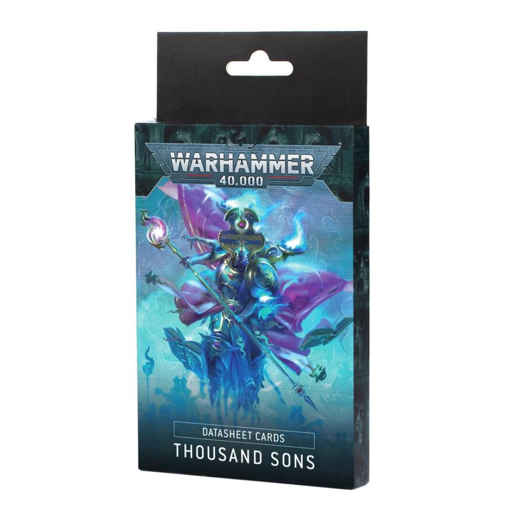 WARHAMMER40K DATASHEET CARDS THOUSAND SONS ENG