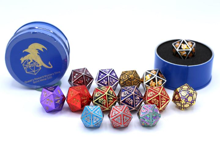 HYMGHO HY00212 QUESTS REWARD MYSTERY DICE SOLID METAL D20