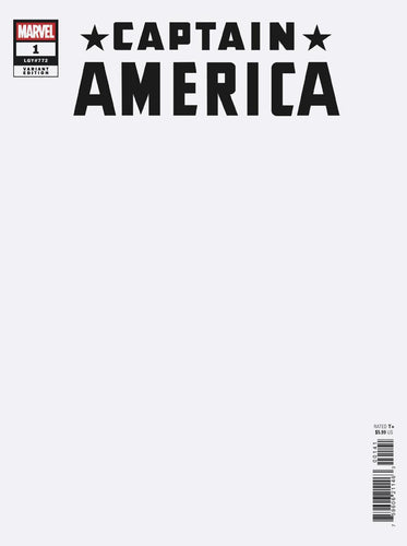 CAPTAIN AMERICA #1 BLANK COVER VAR CVR D