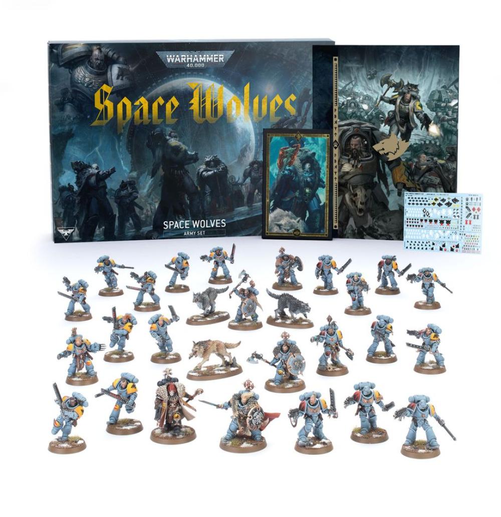 WARHAMMER 40K SPACE WOLVES ARMY SET