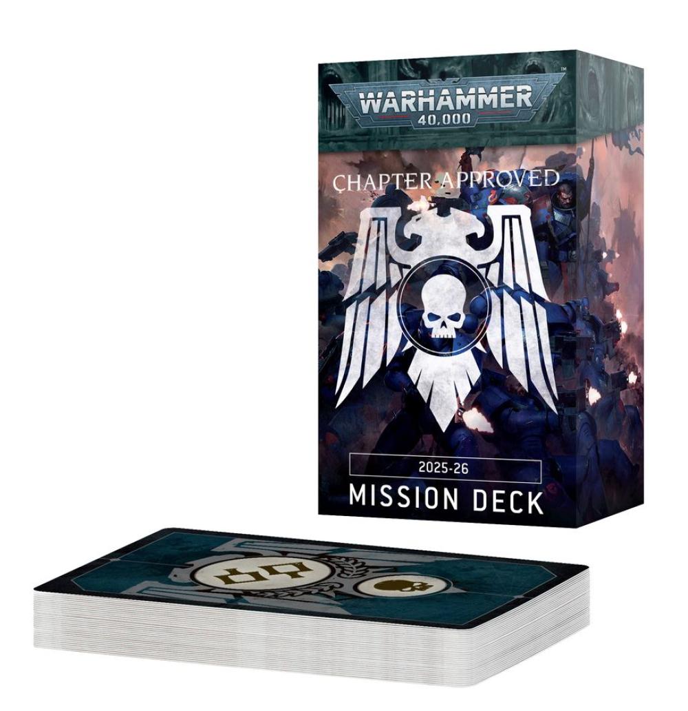 WARHAMMER 40K CHAPTER APPROVED MISSION DECK 2025-26