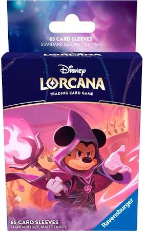 DISNEY LORCANA TCG CARD SLEEVES 65CT REIGN OF JAFAR MICKEY MOUSE WAYWARD SORCERER