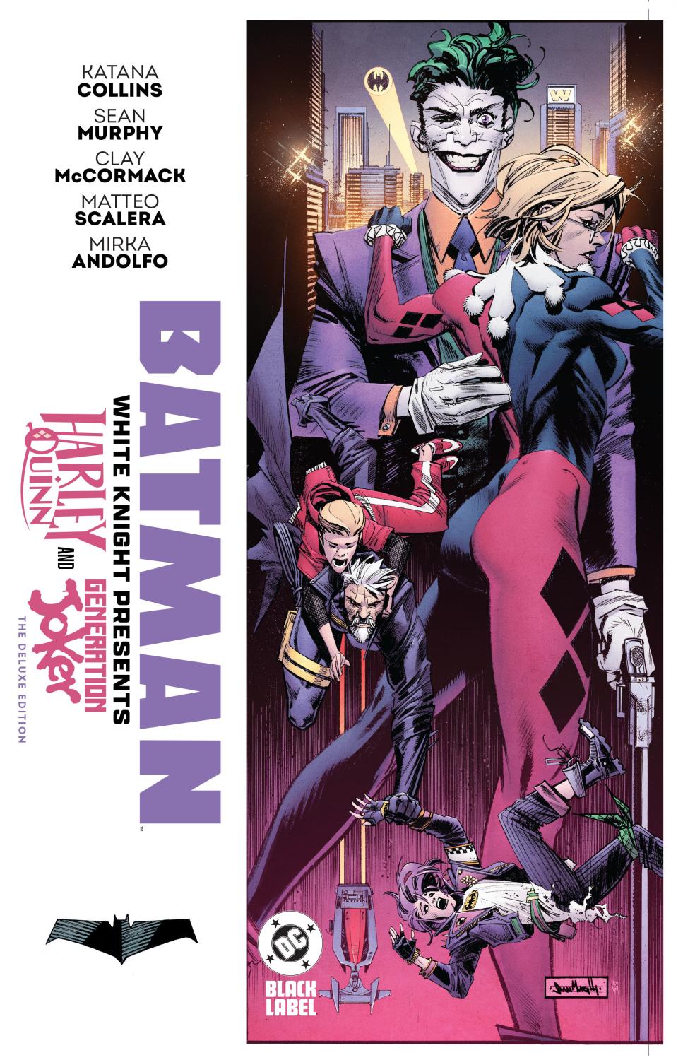 BATMAN WHITE KNIGHT PRESENTS HARLEY QUINN AND GENERATION JOKER THE DELUXE EDITION HC HC
