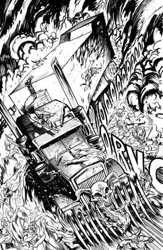 BIG RIG #1 CVR H INC 1:25 DANIEL WARREN JOHNSON BW VAR 1:25 INCV