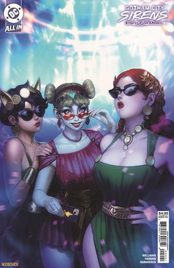 GOTHAM CITY SIRENS UNFIT FOR ORBIT #2 CVR B NOOBOVICH CARD STOCK VAR OF 5
