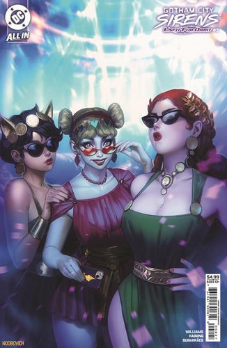 GOTHAM CITY SIRENS UNFIT FOR ORBIT #2 CVR B NOOBOVICH CARD STOCK VAR OF 5