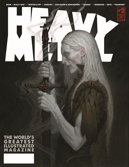 HEAVY METAL MAGAZINE #2 CVR A BROM