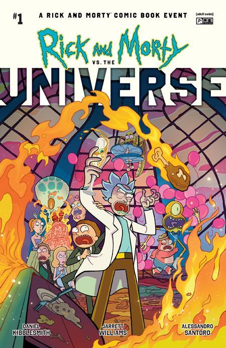RICK AND MORTY VS THE UNIVERSE #1 CVR A DAVE BARDIN OF 4