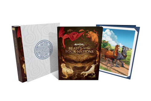 BEASTS OF THE FOUR NATIONS CREATURES FROM AVATAR THE LAST AIRBENDER AND THE LEGEND OF KORRA DELUXE EDITION HC HC