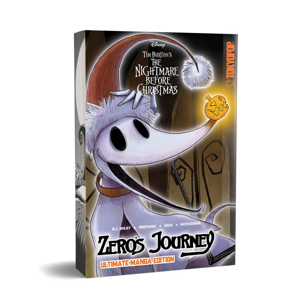 DISNEY TIM BURTONS THE NIGHTMARE BEFORE CHRISTMAS ZEROS JOURNEY ULTIMATE MANGA EDITION WITH SPRAYED EDGES TP