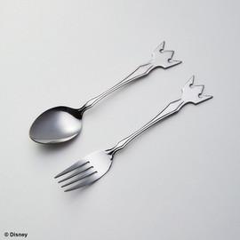 DISNEY KINGDOM HEARTS FORK & SPOON - CROWN SILVER