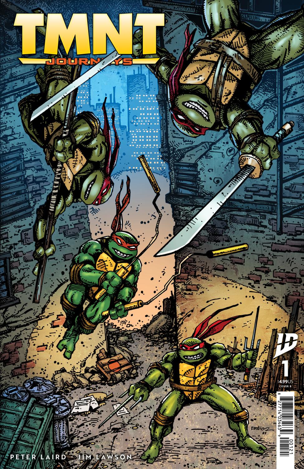 TMNT JOURNEYS #1 VAR B EASTMAN CVR B