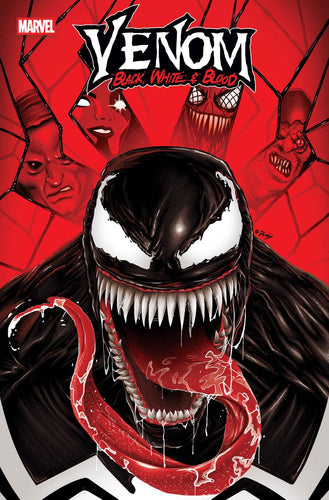 VENOM BLACK WHITE AND BLOOD #1 DOALY VAR 1:25 INCV