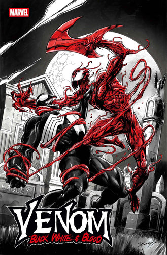 VENOM BLACK WHITE AND BLOOD #1 MARK BAGLEY VAR CVR D