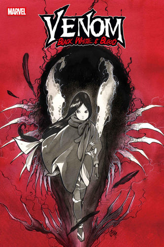 VENOM BLACK WHITE AND BLOOD #1 PEACH MOMOKO VAR CVR B
