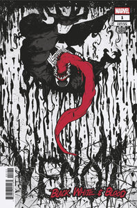 VENOM BLACK WHITE AND BLOOD #1 SANFORD GREENE VAR CVR C