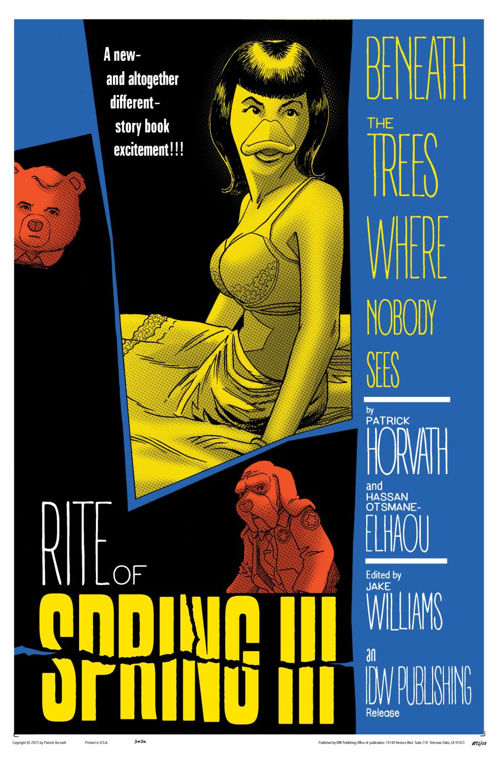 BENEATH THE TREES WHERE NOBODY SEES RITE OF SPRING #3 VAR B FLEECS MOVIE HOMAGE COVER CVR B