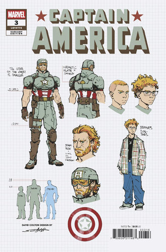 CAPTAIN AMERICA #3 VALERIO SCHITI DESIGN VAR 1:10 INCV