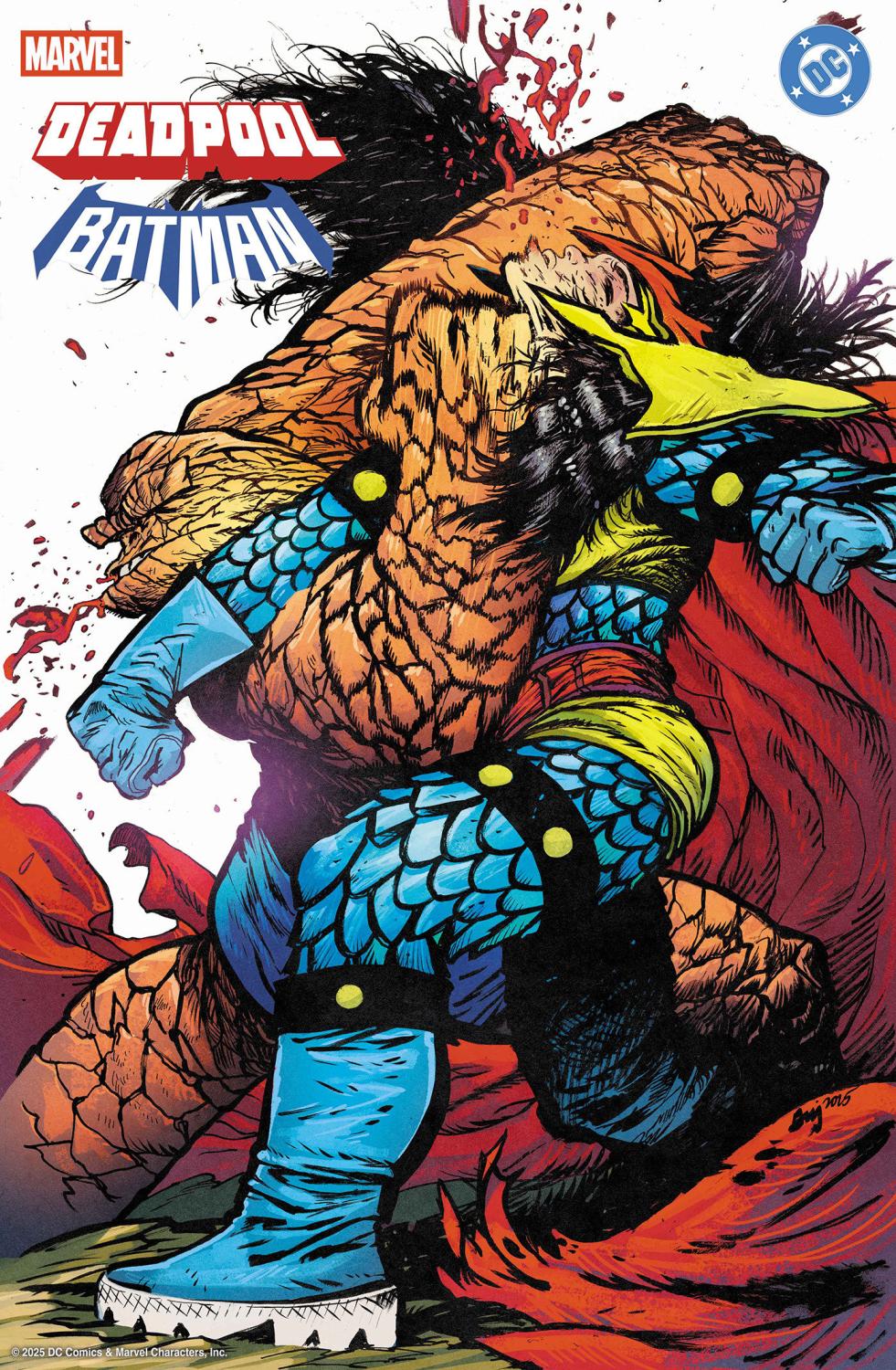 MARVEL DC DEADPOOL BATMAN #1 DANIEL WARREN JOHNSON VAR CVR B