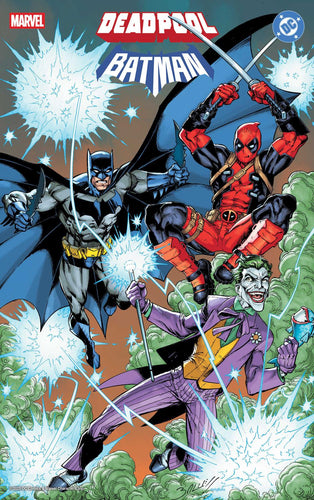 MARVEL DC DEADPOOL BATMAN #1 MARK BAGLEY FOIL VAR CVR B