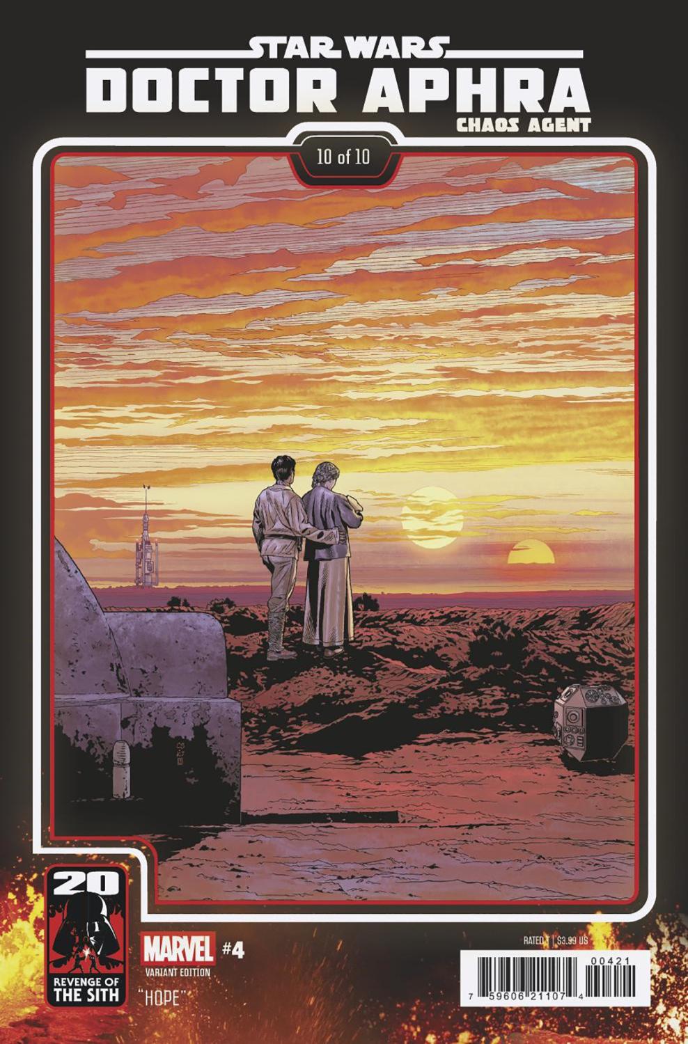 STAR WARS DOCTOR APHRA - CHAOS AGENT #4 CHRIS SPROUSE REVENGE OF THE SITH 20TH ANNIVERSARY VAR CVR B