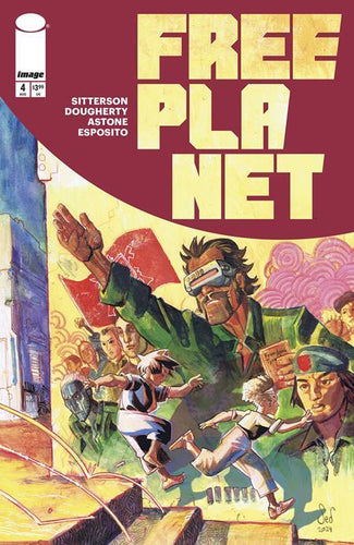 FREE PLANET #4 CVR A JED DOUGHERTY