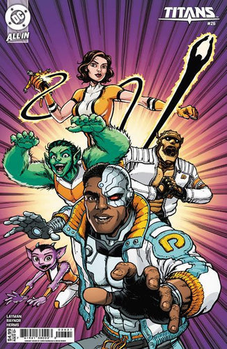 TITANS #26 CVR B CHRIS BURNHAM CARD STOCK VAR