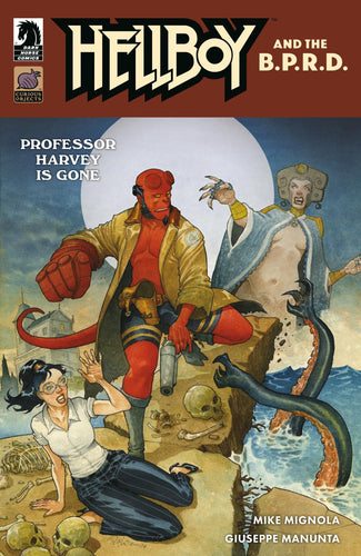HELLBOY AND THE BPRD PROFESSOR HARVEY IS GONE ONE-SHOT CVR A GIUSEPPE MANUNTA
