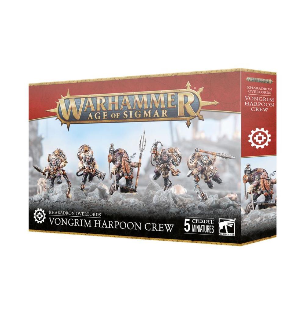 WARHAMMER-AGE OF SIGMAR-KHARADRON-OVERLORDS-VONGRIM HARPOON CREW