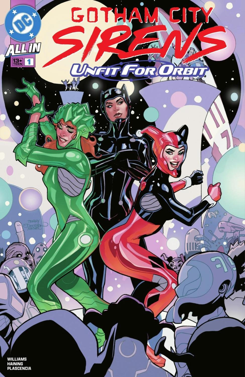 GOTHAM CITY SIRENS UNFIT FOR ORBIT 2025 #1-5 SET