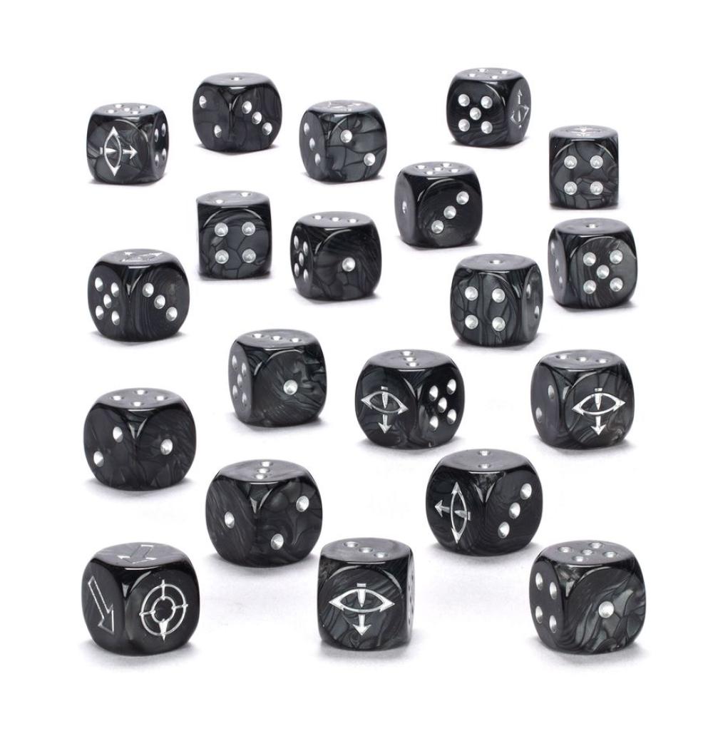 WARHAMMER THE HORUS HERESY AGE OF DARKNESS DICE SET 20 D6