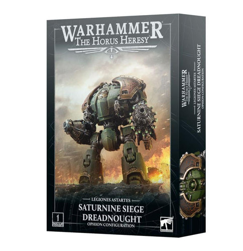WARHAMMER: THE HORUS HERESY LEGIONES ASTARTES SATURNINE SIEGE DREADNOUGHT OPHION CONFIGURATION