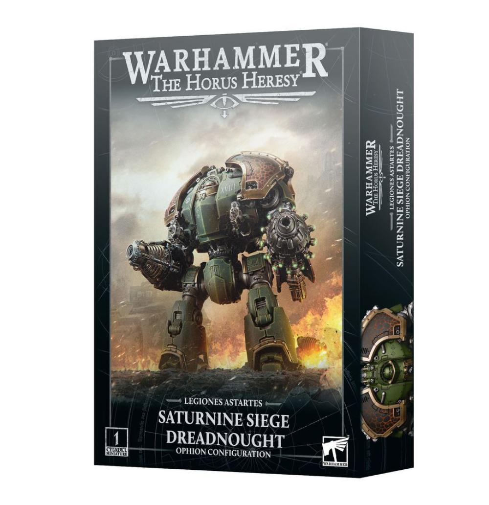 WARHAMMER: THE HORUS HERESY LEGIONES ASTARTES SATURNINE SIEGE DREADNOUGHT OPHION CONFIGURATION