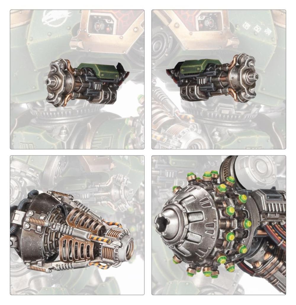WARHAMMER THE HORUS HERESY LEGIONS IMPERIALIS: LEGIONES ASTARTES SATURNINE DREADNOUGHT WEAPONS OPHION CONFIGURATION
