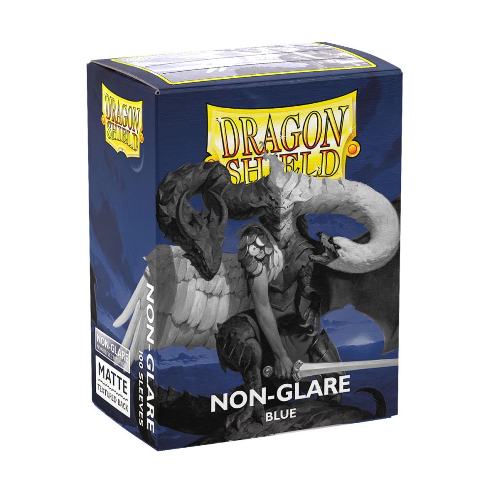 DRAGON SHIELD STANDARD MATTE NON-GLARE BLUE 100 CT