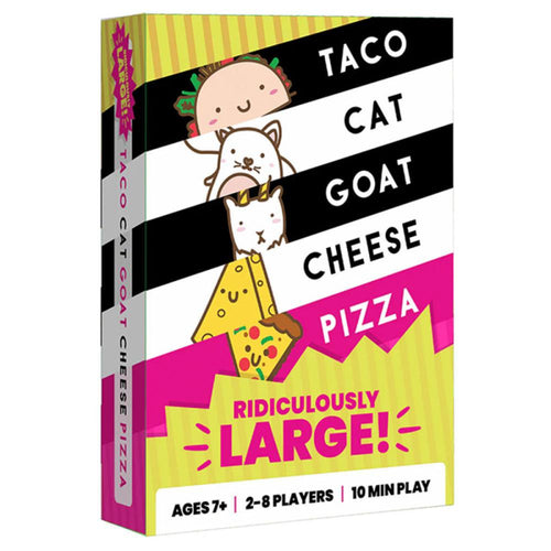 TACO CAT GOAT CHEESE PIZZA RIDICULOUSLY LARGE