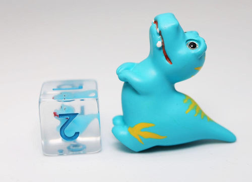 FOAM BRAIN BABY VELOCIRAPTOR RPG DICE SET