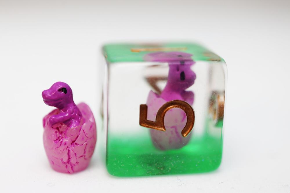 FOAM BRAIN ENCHANTED DRAGON HATCHLINGS RPG DICE SET