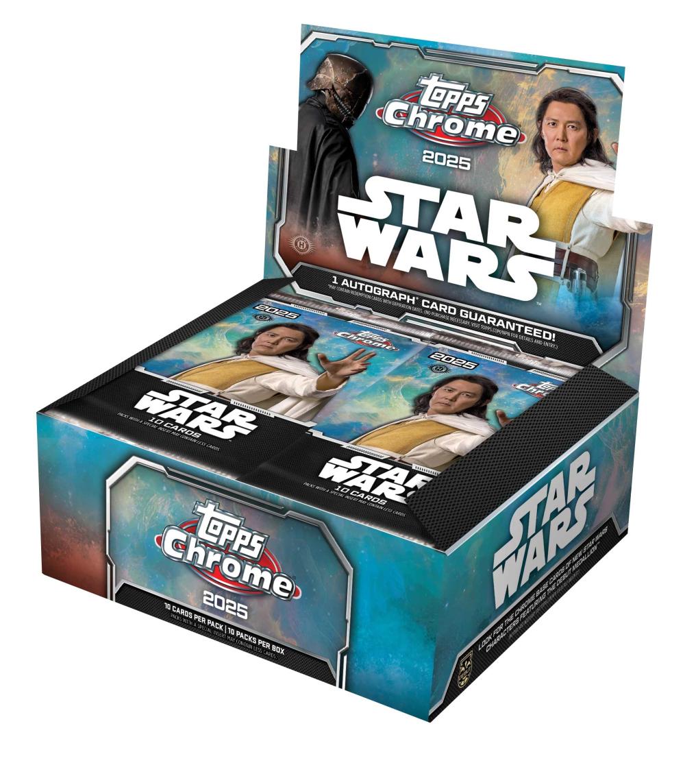 2025 TOPPS CHROME STAR WARS HOBBY BOX