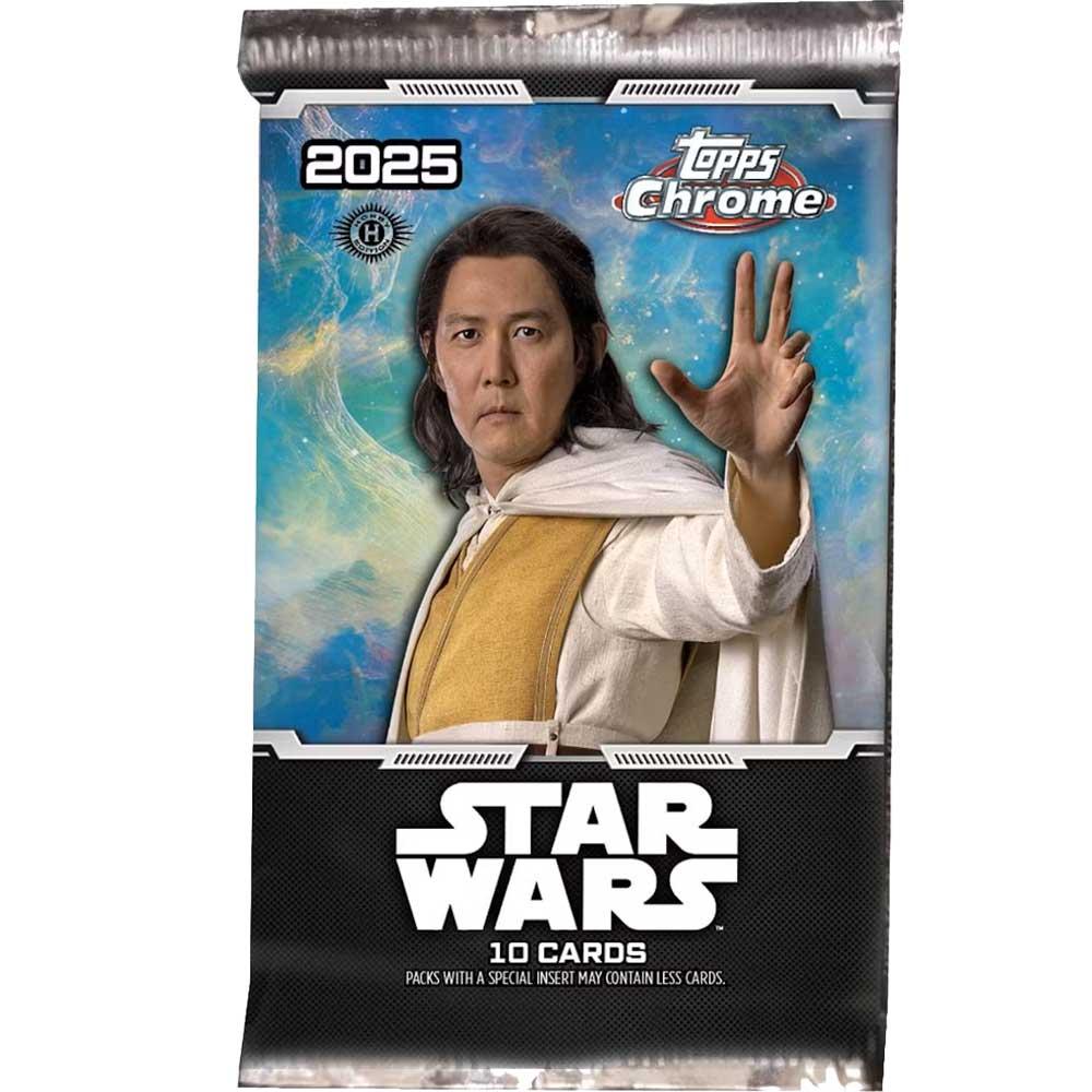 2025 TOPPS CHROME STAR WARS HOBBY PACK