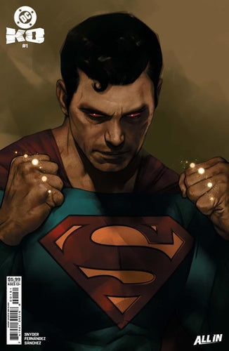 DC KO #1 CVR G BEN OLIVER FACE-OFF CARD STOCK VAR OF 4
