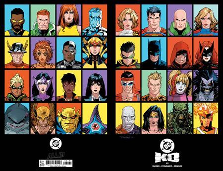DC KO #1 CVR H DAN MORA BRACKET WRAPAROUND CARD STOCK VAR OF 4
