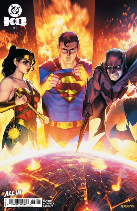 DC K.O. #1 CVR M INC 1:25 NOOBOVICH CARD STOCK VAR (OF 4)