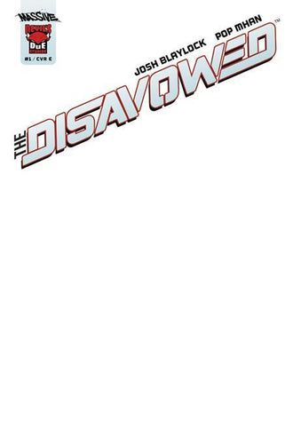 DISAVOWED #1 CVR E BLANK SKETCH VAR