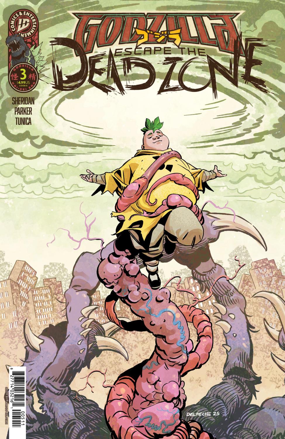 GODZILLA ESCAPE THE DEADZONE KAI-SEI ERA #3 VAR B DELPECHE CVR B